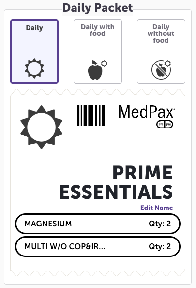 PRIME ESSENTIALS PACK