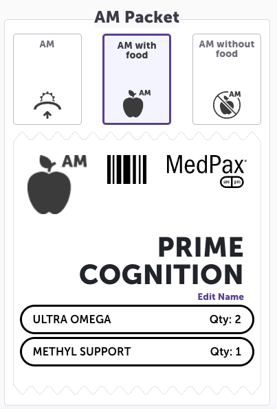 PRIME COGNITION PACK