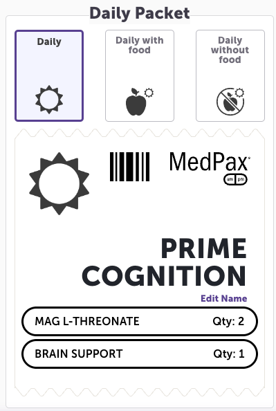 PRIME COGNITION PACK