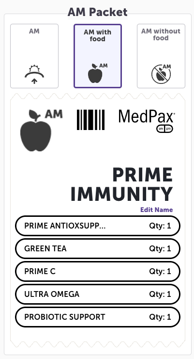 PRIME IMMUNITY PACK